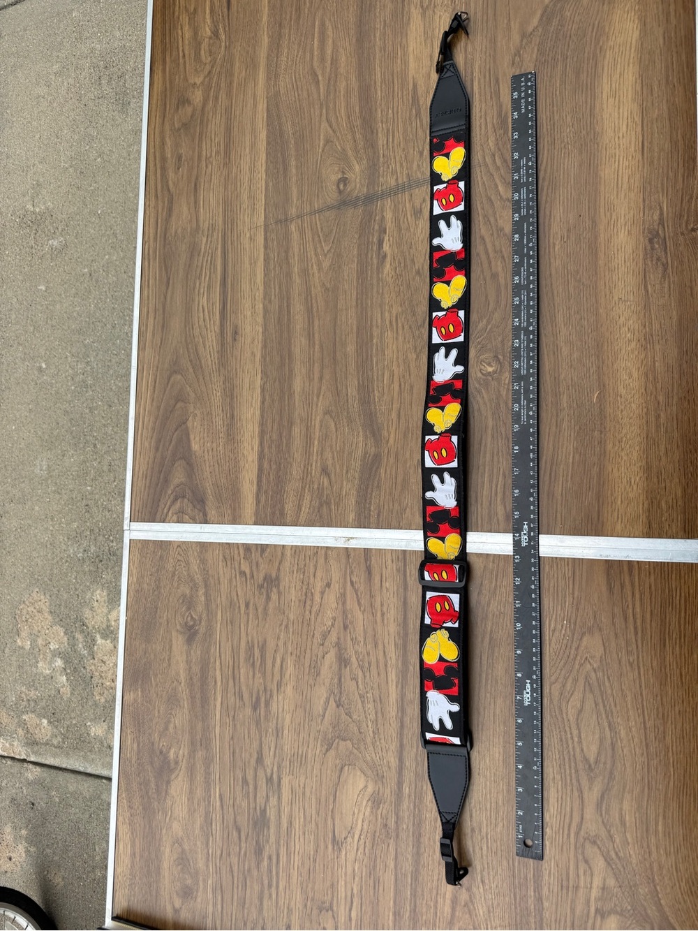 Disney Parks Vintage Mickey Body Parts Camera Strap